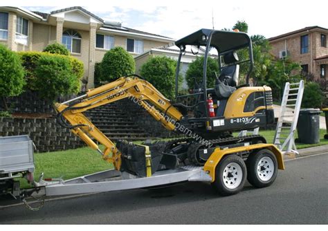 mini excavator trailer plans|used mini excavator trailers for sale.